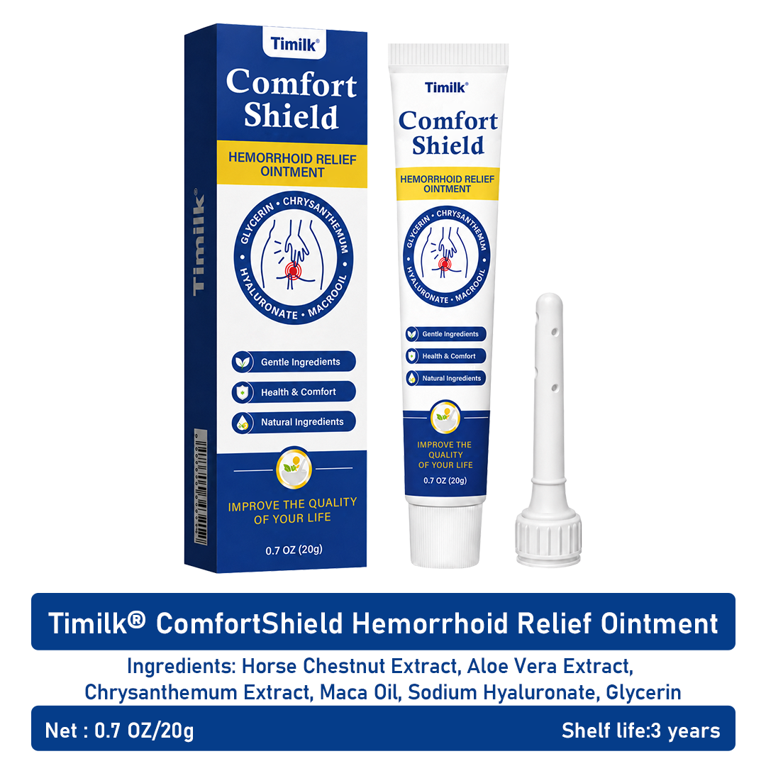 Timilk® ComfortShield Hemorrhoid Relief Ointment 🌟