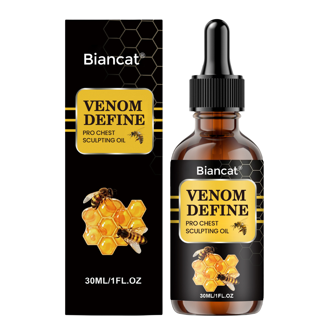 š„ MENāS CHEST-CONTOUR UPGRADEšŖ BiancatĀ® VenomDefine Pro Chest Sculpting Oil š Daily Bee Venom Support for a Firmer-Looking, More Defined Chest