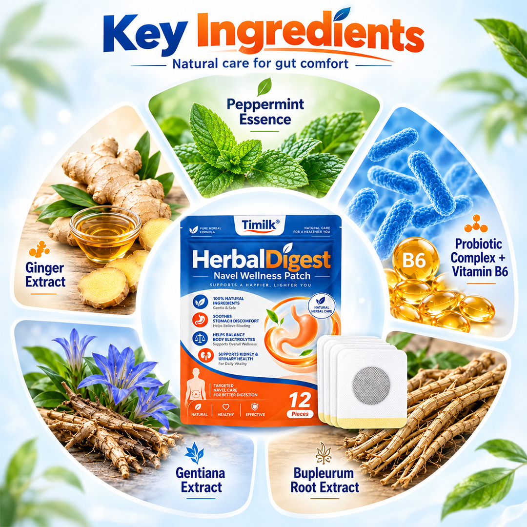 Timilk® HerbalDigest Navel Wellness Patch