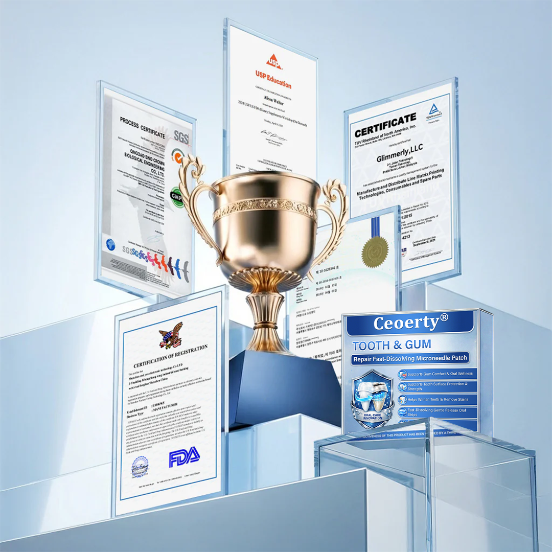 (NEW)Ceoerty® Tooth & Gum Repair Fast-Dissolving Microneedle Patch
