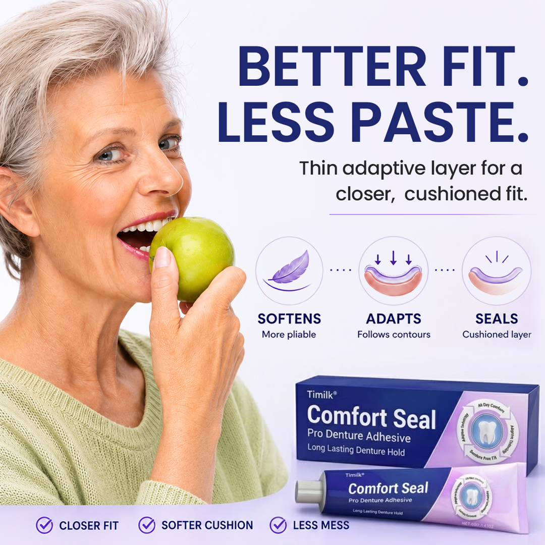 Timilk® Comfort Seal Pro Denture Adhesive