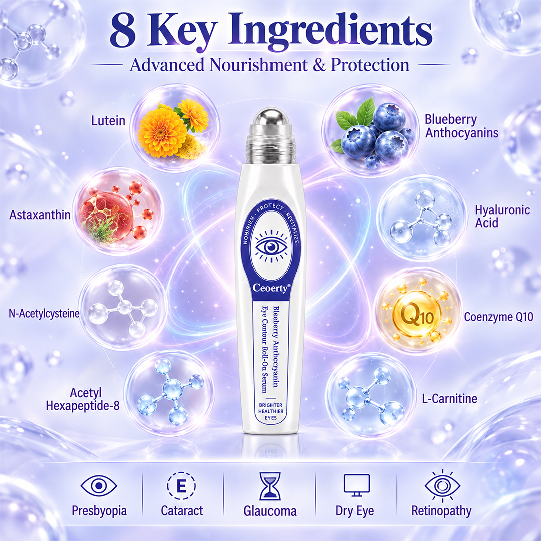 Ceoerty® Blueberry Anthocyanin Eye Contour Roll-On Serum