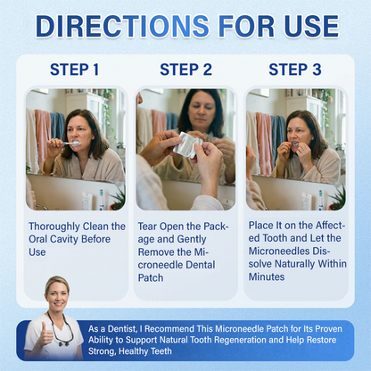 (NEW)Ceoerty® Tooth & Gum Repair Fast-Dissolving Microneedle Patch
