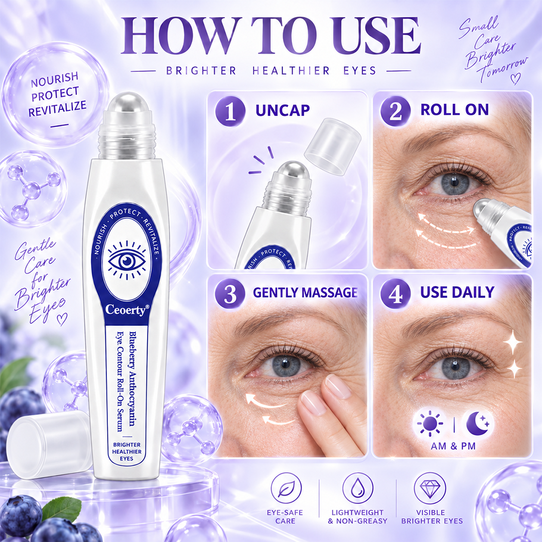 Ceoerty® Blueberry Anthocyanin Eye Contour Roll-On Serum