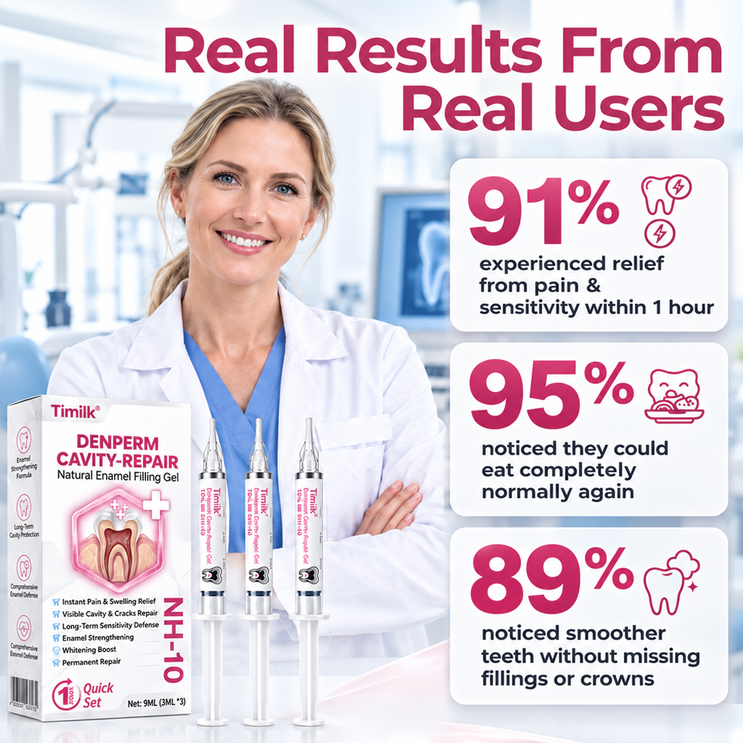 Timilk® DenPerm Cavity-Repair Natural Enamel Filling Gel 🌟