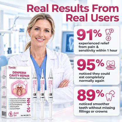 Timilk® DenPerm Cavity-Repair Natural Enamel Filling Gel 🌟