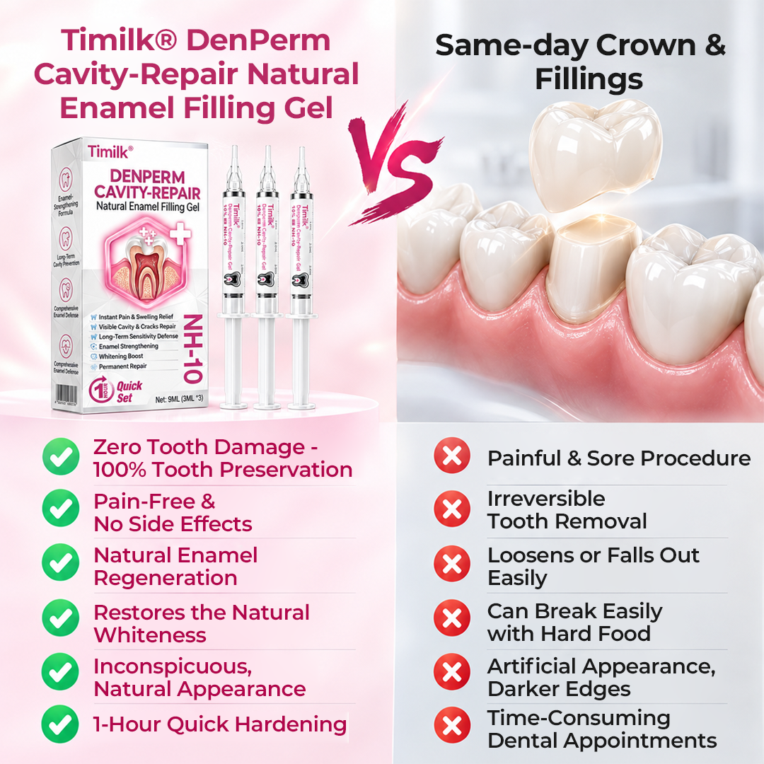 Timilk® DenPerm Cavity-Repair Natural Enamel Filling Gel 🌟