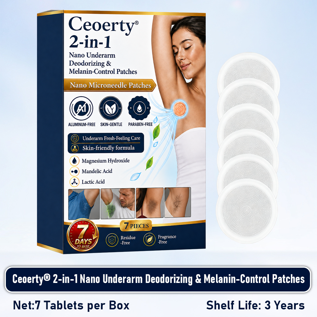 Ceoerty® 2-in-1 Nano Underarm Deodorizing & Melanin-Control Patches