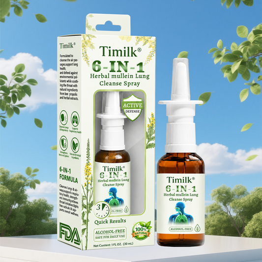 Timilk® 6-in-1 Herbal mullein Lung Cleanse Spray🌟