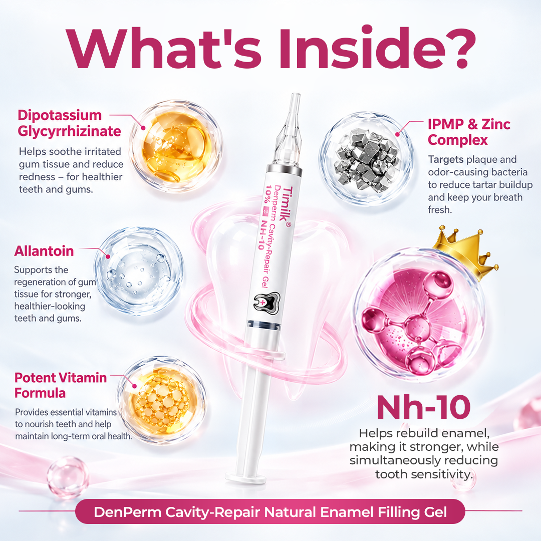 Timilk® DenPerm Cavity-Repair Natural Enamel Filling Gel 🌟