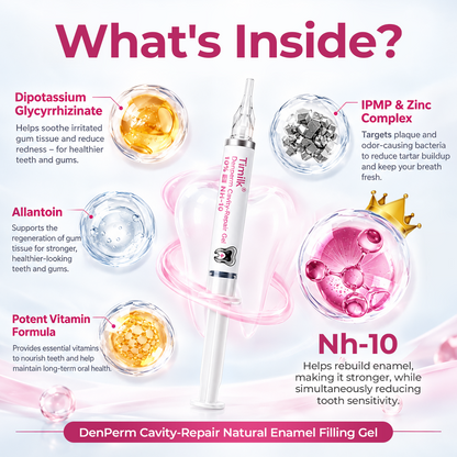 Timilk® DenPerm Cavity-Repair Natural Enamel Filling Gel 🌟