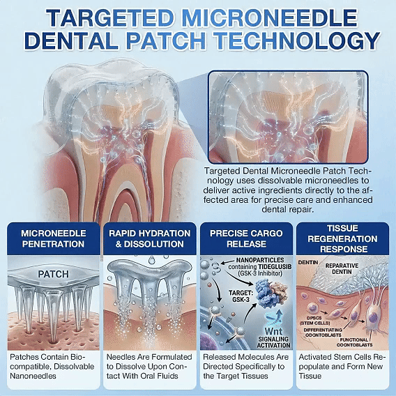 (NEW)Ceoerty® Tooth & Gum Repair Fast-Dissolving Microneedle Patch