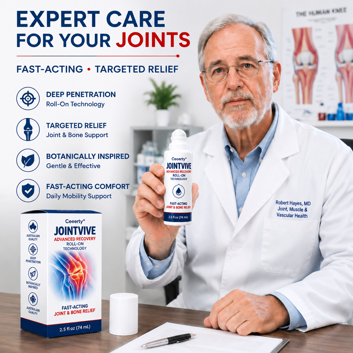 Ceoerty® JointVive Advanced Recovery Roll-On