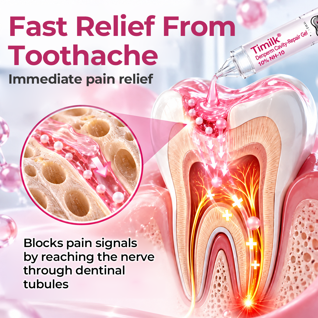 Timilk® DenPerm Cavity-Repair Natural Enamel Filling Gel 🌟