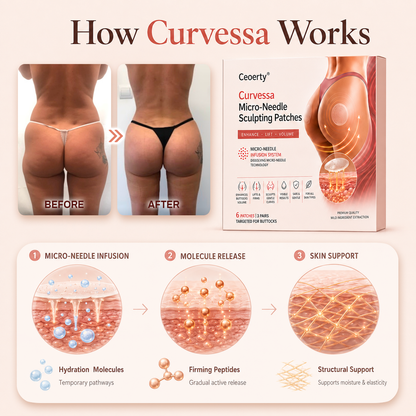 Ceoerty® Curvessa Micro-Needle Sculpting Patches