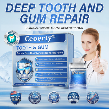 (NEW)Ceoerty® Tooth & Gum Repair Fast-Dissolving Microneedle Patch